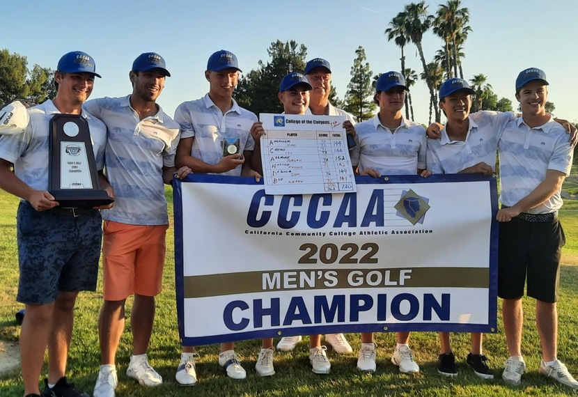 College of the Canyons Men 2022 California Community College State Champion